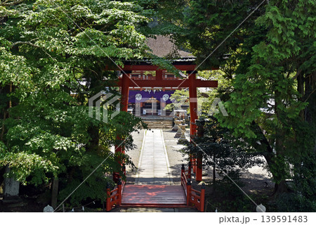 丹生都比売神社の赤い鳥居 139591483