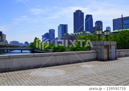 水晶橋から望む中之島と周辺の風景 水晶橋から望む中之島と周辺の風景 139592738