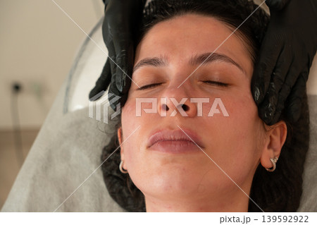 Facial Massage After Cosmetic Treatment Close Up 139592922