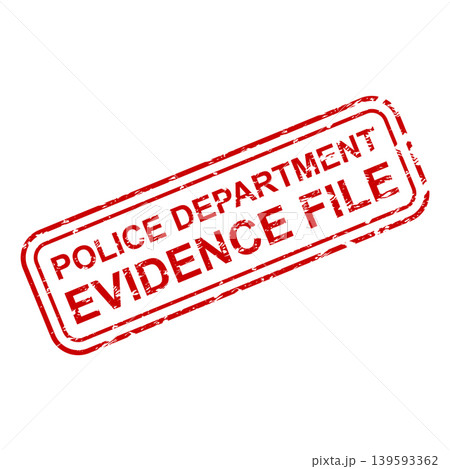 Red evidence file vector illustration with police department Red evidence file vector illustration with police department 139593362
