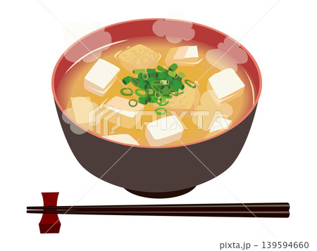 味噌汁（豆腐お揚げ） 139594660