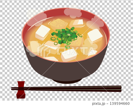 味噌汁（豆腐お揚げ） 139594660