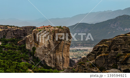 Great Monastery of Varlaam on the high rock in Meteora, Thessaly, Greece 139594921