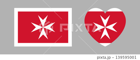 Malta civil flag ensign. Maltese flag heart, rectangular icon, sticker. Set of Civil Ensign of Malta flag heart, rectangle badge, background. Malta flag banner, button. Malta civil flag ensign. Maltese flag heart, rectangular icon, sticker. Set of Civil Ensign of Malta flag heart, rectangle badge, background. Malta flag banner, button. 139595001