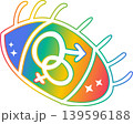 eye ball with the pride 139596188