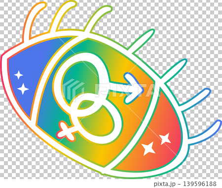 eye ball with the pride 139596188