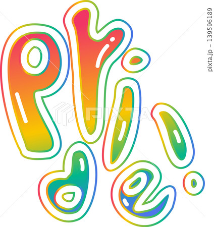 font pride design for english alphabet 139596189
