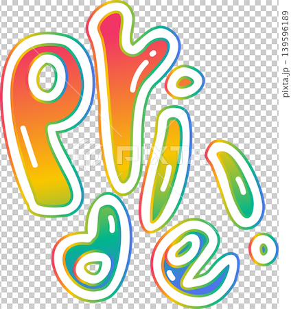 font pride design for english alphabet 139596189