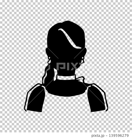 披露宴 パーティー出席者の女性 モノクロシルエットイラスト 披露宴 パーティー出席者の女性 モノクロシルエットイラスト 139596279