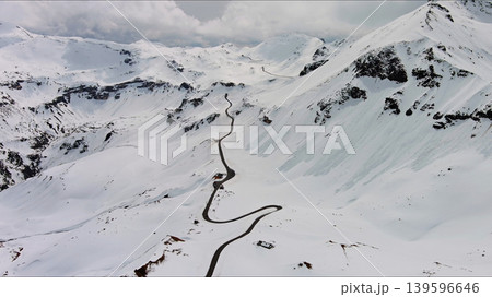 High mountain road in Austrian Alps High mountain road in Austrian Alps 139596646