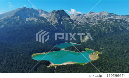 Black Lake in mountain Durmitor park Montenegro Black Lake in mountain Durmitor park Montenegro 139596674