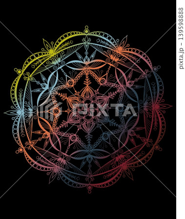 Rainbow Mandala Rainbow Mandala 139598888