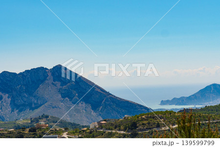 mountains landscape and coast view, Spain 139599799