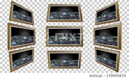 Nine sets of framed pictures to decorate anime backgrounds (created from low, front, and high angles, left, right, and center perspectives). Nine sets of framed pictures to decorate anime backgrounds (created from low, front, and high angles, left, right, and center perspectives). 139600839