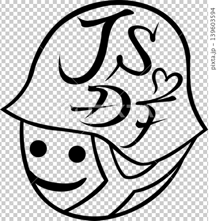 Future Map Symbols: Self-Defense Forces, Garrisons, Disaster Prevention - A symbol of peace and security with smiles and hearts - Vector and transparent material Future Map Symbols: Self-Defense Forces, Garrisons, Disaster Prevention - A symbol of peace and security with smiles and hearts - Vector and transparent material 139603594