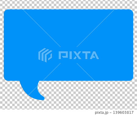 Simple color speech bubble - square Simple color speech bubble - square 139603817