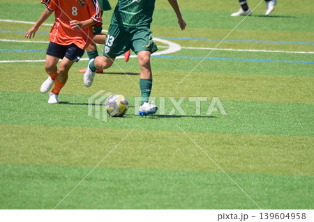 サッカー試合、高校生 サッカー試合、高校生 139604958
