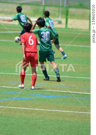 サッカー試合、高校生 サッカー試合、高校生 139605010