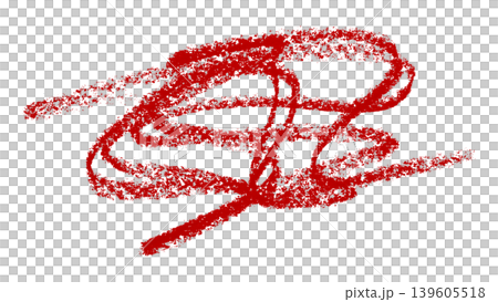 red pencil strokes isolated on transparent background red pencil strokes isolated on transparent background 139605518