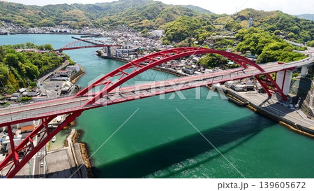 2026年4月撮影_音戸の瀬戸【音戸大橋・第二音戸大橋・つつじの丘】ドローン空撮_ No05 2026年4月撮影_音戸の瀬戸【音戸大橋・第二音戸大橋・つつじの丘】ドローン空撮_ No05 139605672