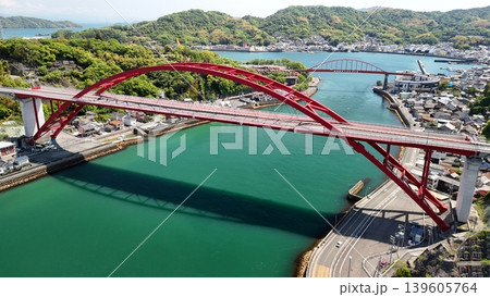 2026年4月撮影_音戸の瀬戸【音戸大橋・第二音戸大橋・つつじの丘】ドローン空撮_ No03 139605764