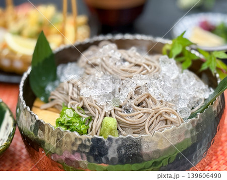 氷を添えた手打ち和蕎麦 氷を添えた手打ち和蕎麦 139606490