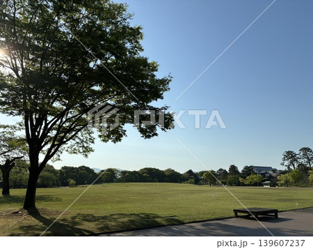 石川県の金沢城公園の新丸広場 石川県の金沢城公園の新丸広場 139607237