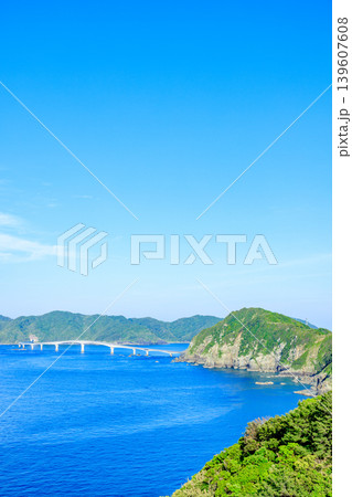 初夏の夜萩円山公園から見た甑大橋 鹿児島県薩摩川内市 初夏の夜萩円山公園から見た甑大橋 鹿児島県薩摩川内市 139607608