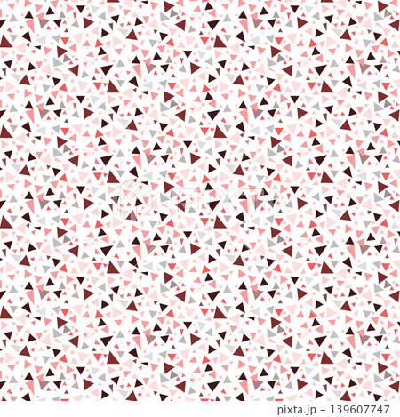 Modern Abstract Seamless Pattern with Red and Pink Geometric Triangles Modern Abstract Seamless Pattern with Red and Pink Geometric Triangles 139607747