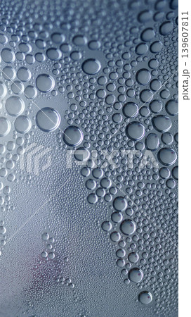 Many silver bubbles in water close up Many silver bubbles in water close up 139607811