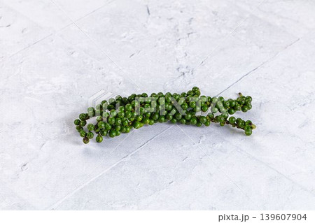 Fresh raw green branch pepper corn Fresh raw green branch pepper corn 139607904
