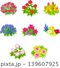 色とりどりの植物を集めた癒しのイラストセットです。 139607925