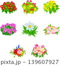 色とりどりの植物を集めた癒しのイラストセットです。 139607927