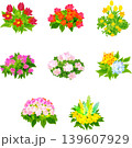 色とりどりの植物を集めた癒しのイラストセットです。 139607929