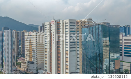May 12 2026 Shek Mun industrial and residential skyline beside river 139608113