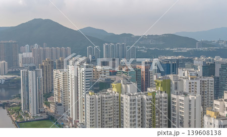 May 12 2026 Shek Mun residential towers with dense windows and balconies 139608138