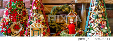 Christmas tree table cones mini decoration for new year Christmas tree table cones mini decoration for new year 139608844