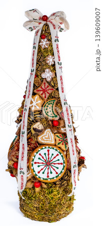 Christmas tree table cones mini decoration for new year 139609007