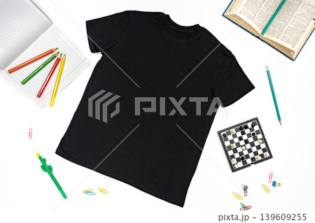Cotton clothes for school and sports sweater, pants and t-shirt 139609255