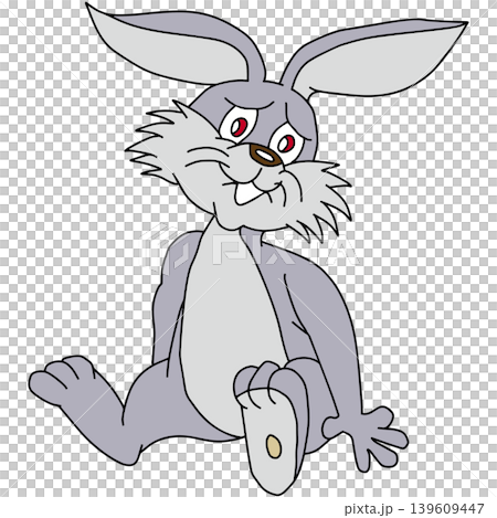 A fun animal illustration ☆ Rabbit A fun animal illustration ☆ Rabbit 139609447