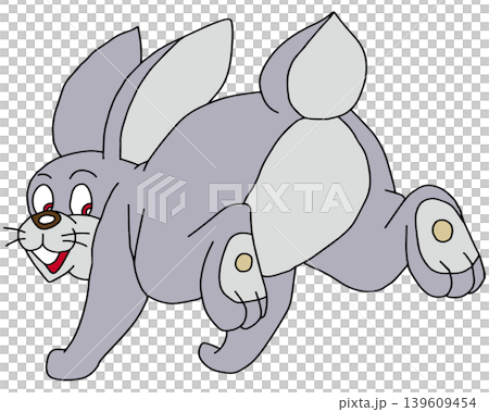 有趣的動物插畫☆兔子 有趣的動物插畫☆兔子 139609454