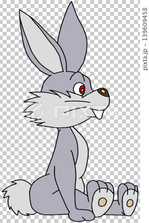 A fun animal illustration ☆ Rabbit A fun animal illustration ☆ Rabbit 139609458