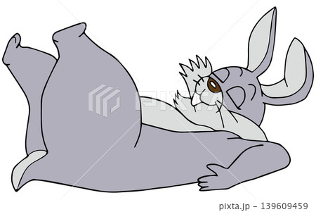 愉快な動物イラスト☆ウサギさん 愉快な動物イラスト☆ウサギさん 139609459