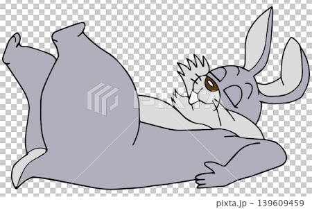愉快な動物イラスト☆ウサギさん 愉快な動物イラスト☆ウサギさん 139609459