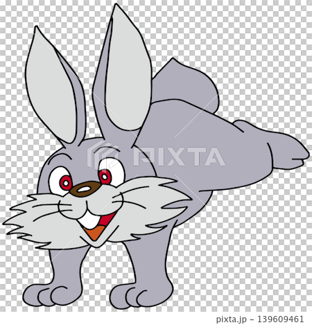 A fun animal illustration ☆ Rabbit A fun animal illustration ☆ Rabbit 139609461