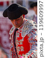 A Spanish bullfighter during his performance in the bullfight	 139609997