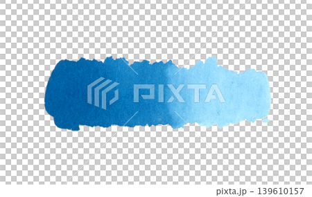 Blue watercolor accents (frame/decorative border) - beautifully hand-painted with a lovely bleeding effect. Blue watercolor accents (frame/decorative border) - beautifully hand-painted with a lovely bleeding effect. 139610157