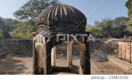 Tilla Jogian Mughal stone water tank built for rainwater on hilltop 139610192