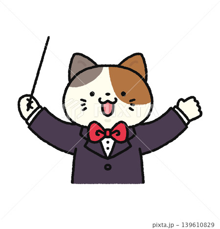 指揮者のかわいいネコ 指揮者のかわいいネコ 139610829