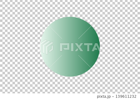 Green gradient circular material 139611232